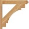Ekena Millwork Merced Rough Sawn Arts and Crafts Outlooker, Western Red Cedar, 6"W x 30"D x 30"H OUT06X30X30MRC03RWR - alternate 4
